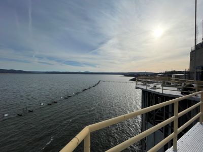 Folsom reservoir's temperature control shutters preserve cold water 